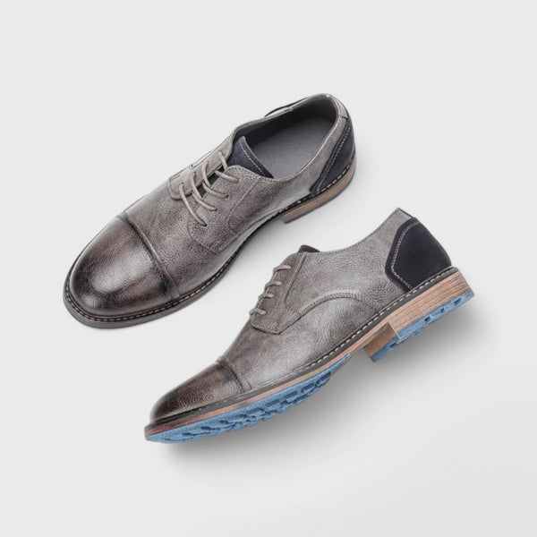 Versatile Leather Derby Shoes