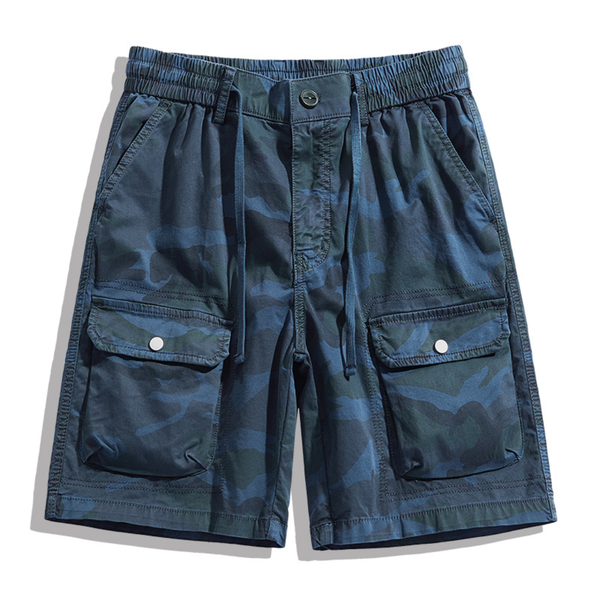 Relaxed Fit Camouflage Cargo Shorts for Men – Casual Comfort & Utility
