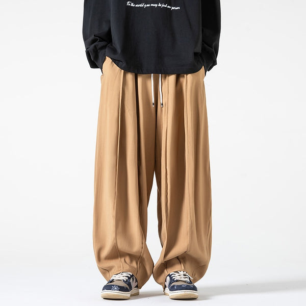 Men's Wide-Leg Parachute Cargo Pants