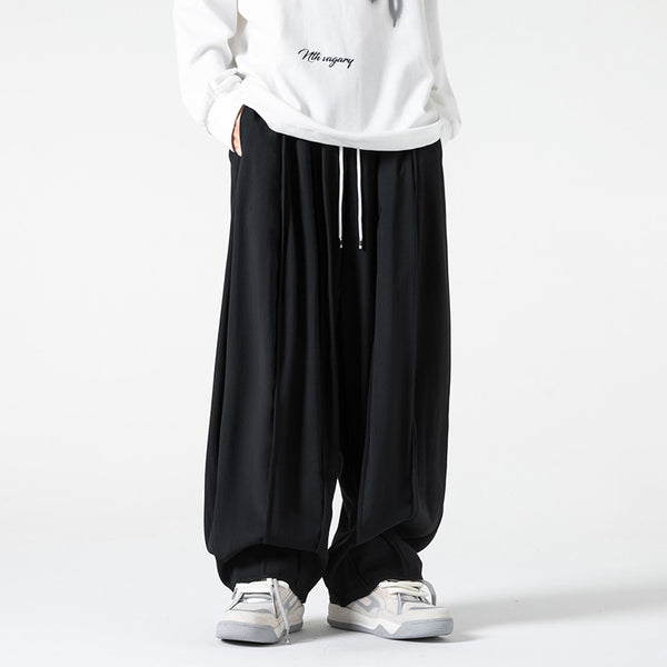 Men's Wide-Leg Parachute Cargo Pants