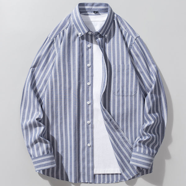 Striped Loose Overshirt