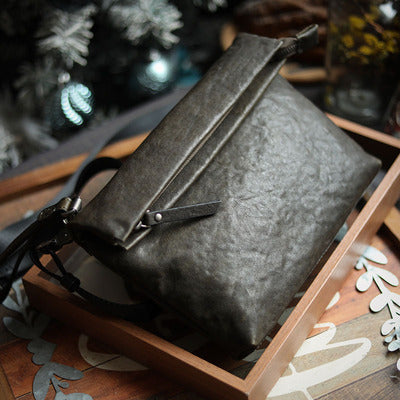 Men's Cowhide Mini Crossbody Bag