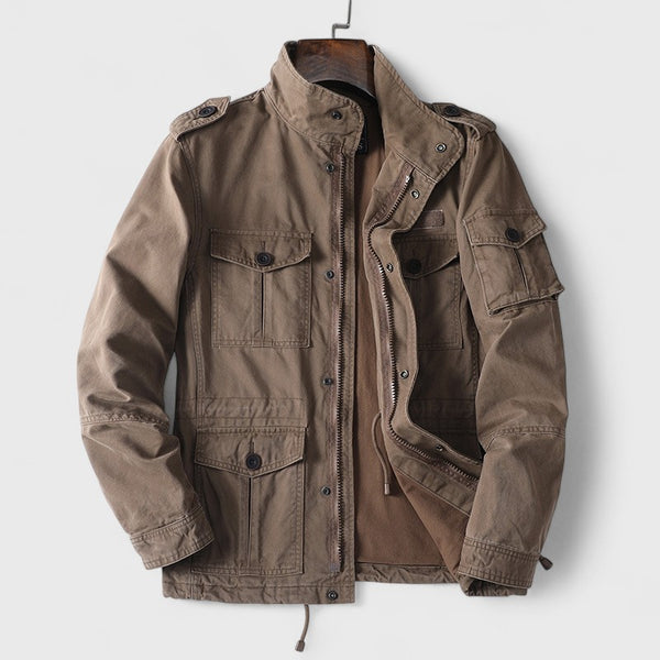 Men's Cotton Twill Zip Work Jacket