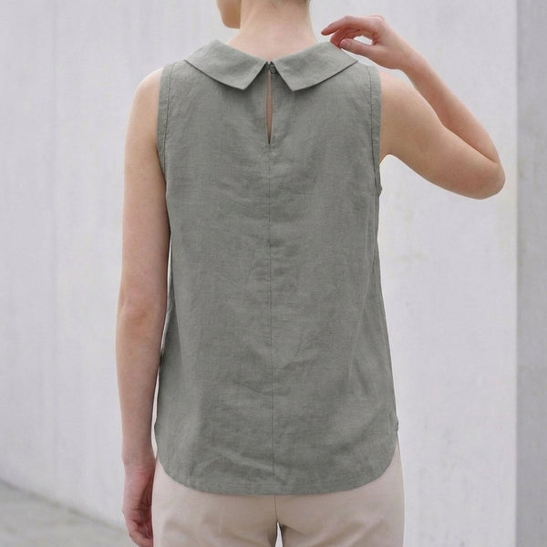 Relaxed Fit Sleeveless Top for Women – Casual Comfort & Breathability