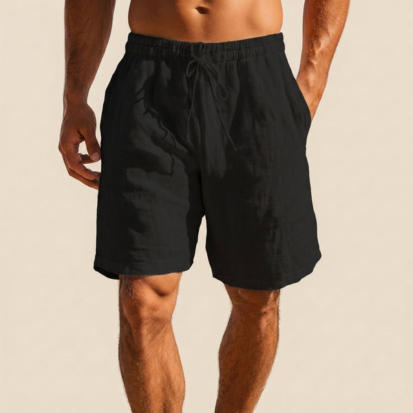 Relaxed Fit Knee-Length Swim Shorts for Men – Breathable Comfort & Practicality