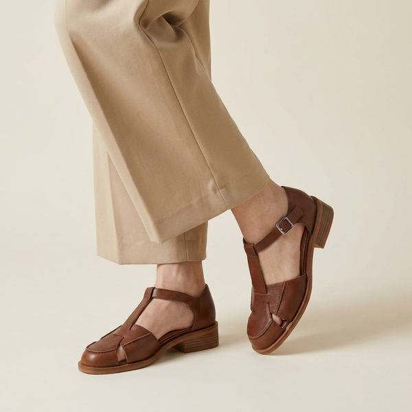 Classic T-Strap Block Heel Mary Jane Sandals for Women – Stylish & Comfortable Design