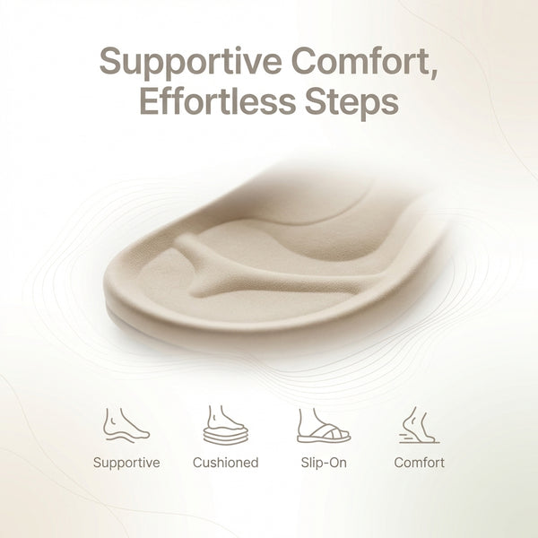Orthopedic Cutout Slide Sandals for Men – Comfortable Support and Style