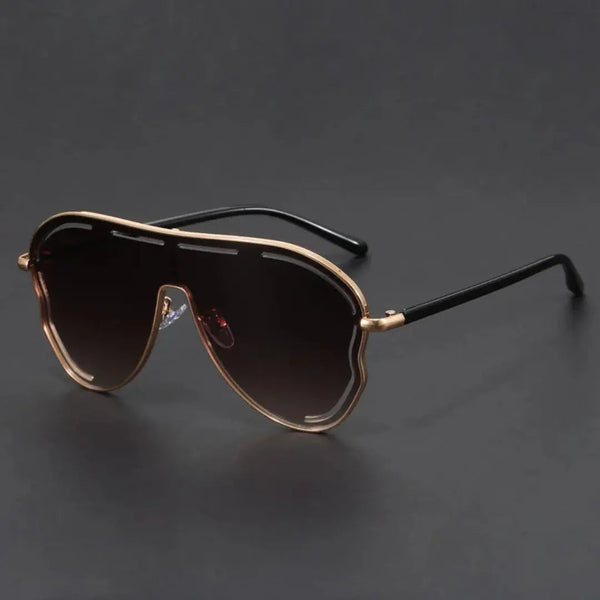 Damian Contemporary Aviator Sunglasses