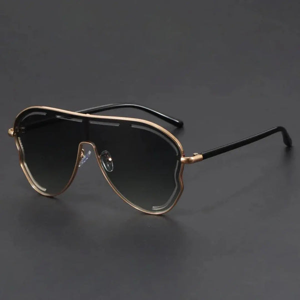 Damian Contemporary Aviator Sunglasses