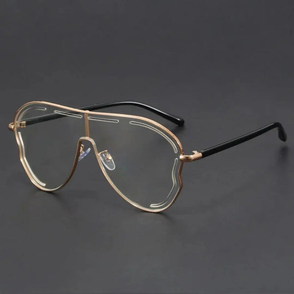 Damian Contemporary Aviator Sunglasses