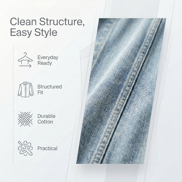 Slim Fit Distressed Shirt for Men – Stylish Casual Comfort