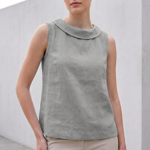 Relaxed Fit Sleeveless Top for Women – Casual Comfort & Breathability