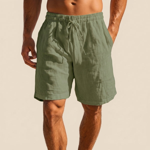 Relaxed Fit Knee-Length Swim Shorts for Men – Breathable Comfort & Practicality
