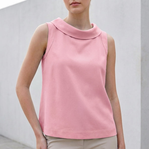 Relaxed Fit Sleeveless Top for Women – Casual Comfort & Breathability