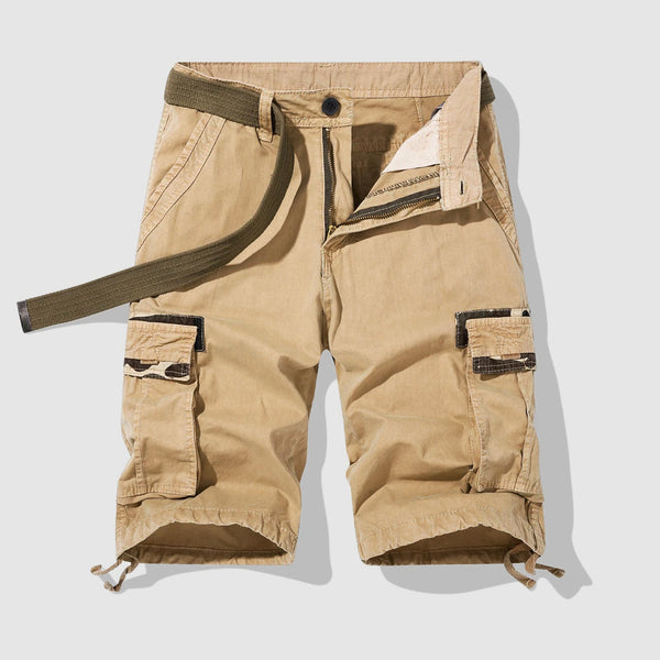 Relaxed Fit Belted Cargo Shorts for Men – Casual Comfort & Practicality