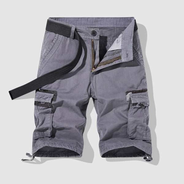 Relaxed Fit Belted Cargo Shorts for Men – Casual Comfort & Practicality