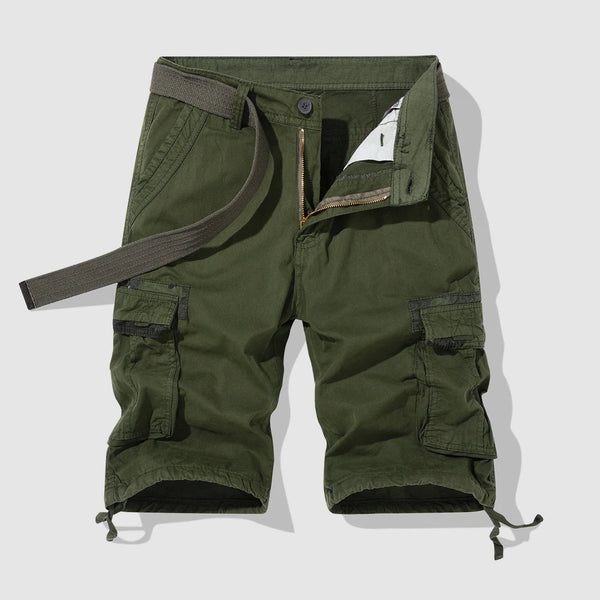 Relaxed Fit Belted Cargo Shorts for Men – Casual Comfort & Practicality