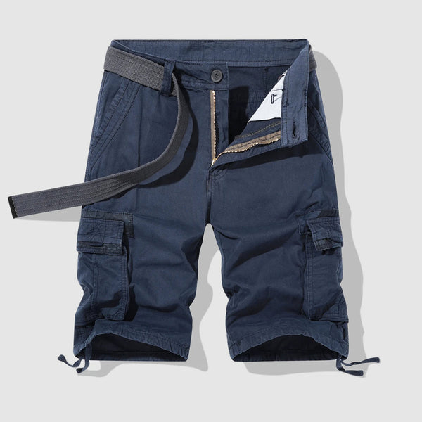 Relaxed Fit Belted Cargo Shorts for Men – Casual Comfort & Practicality
