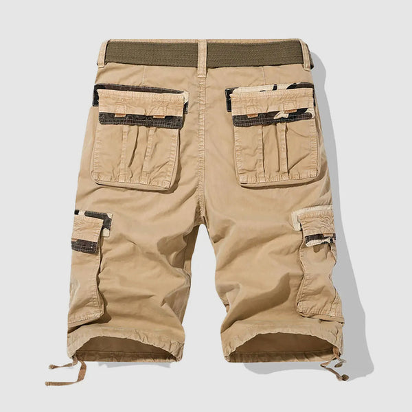 Relaxed Fit Belted Cargo Shorts for Men – Casual Comfort & Practicality