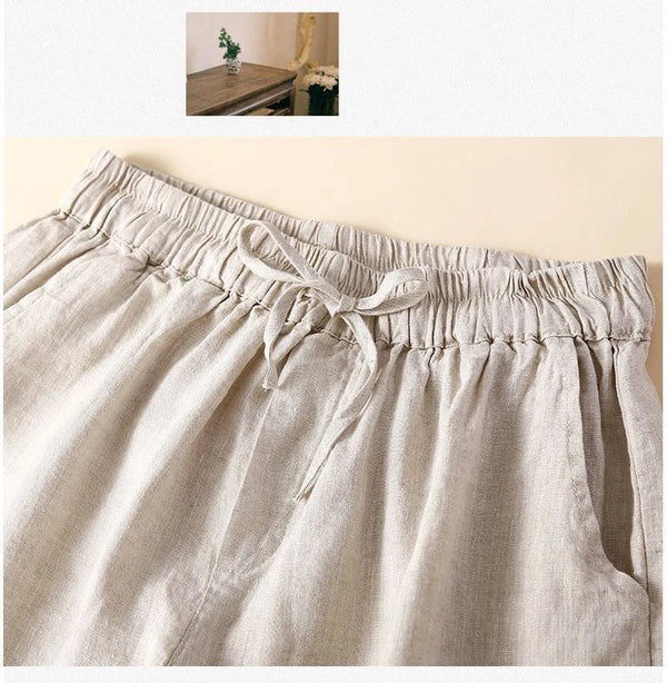 Embroidered Drawstring Shorts for Women – Relaxed Fit Comfort