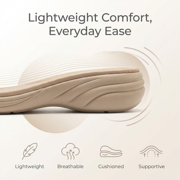 Embroidered Orthopedic Wedge Thong Sandals for Women – Comfortable Support and Style