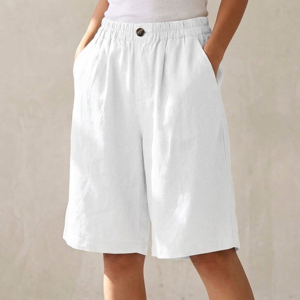 Wide-Leg Bermuda Shorts for Women – Comfortable & Stylish Design