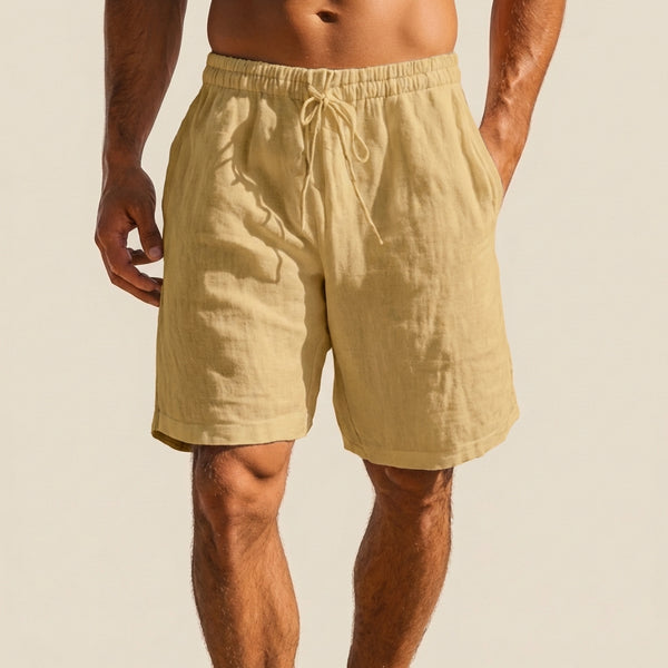 Relaxed Fit Knee-Length Swim Shorts for Men – Breathable Comfort & Practicality