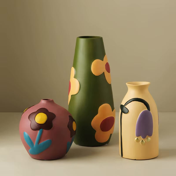 Playful Bloom Vase Collection
