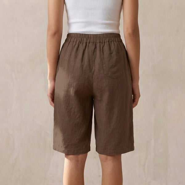 Wide-Leg Bermuda Shorts for Women – Comfortable & Stylish Design