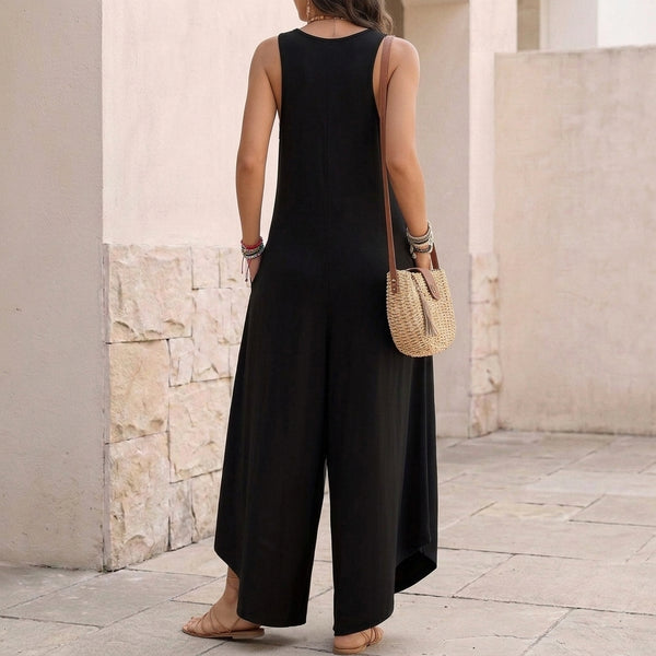 Wide Leg Sleeveless Jumpsuit for Women – Stylish And Comfortable Design