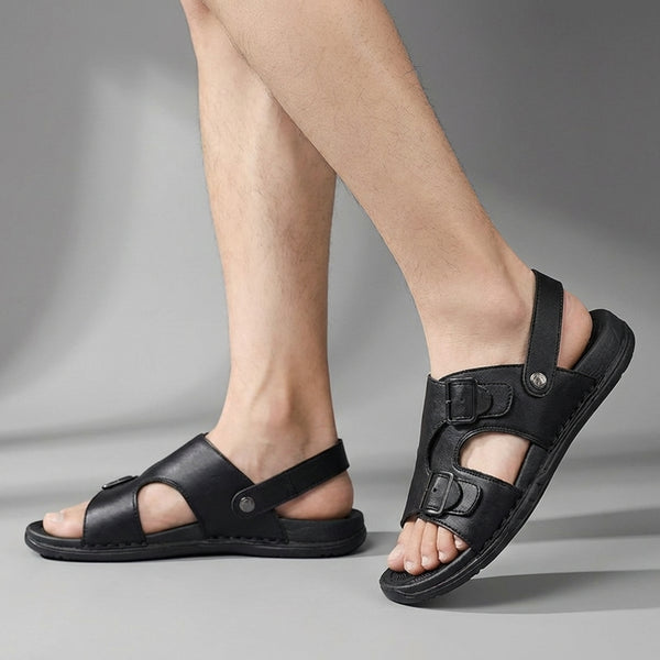 Double Buckle Orthopedic Convertible Sandals for Men – Comfortable Support & Versatile Design