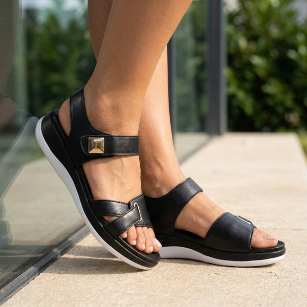 Orthopedic Open Toe Platform Sandals for Women – Supportive Comfort & Style