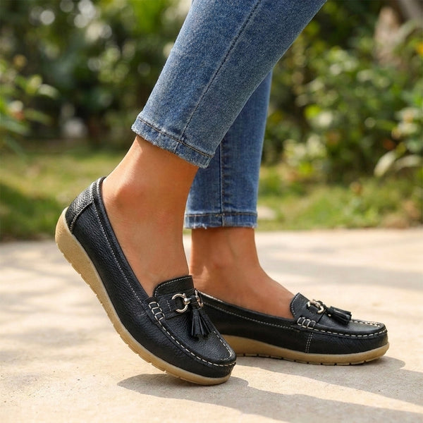 Orthopedic Slip-On Moccasins for Women – Comfortable Support & Style