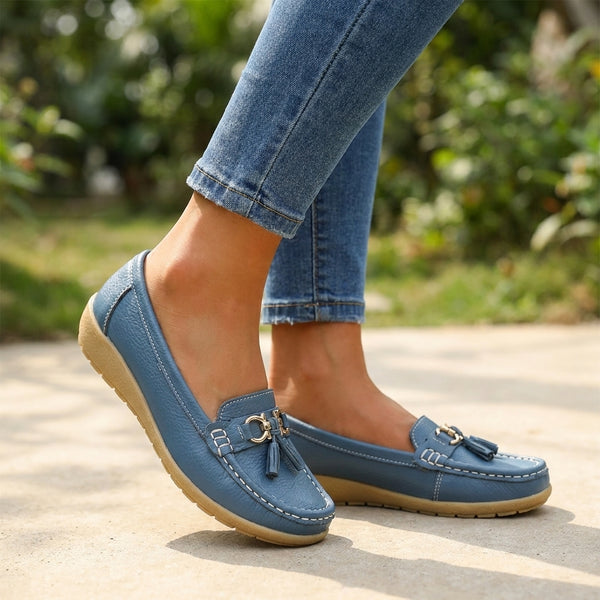 Orthopedic Slip-On Moccasins for Women – Comfortable Support & Style