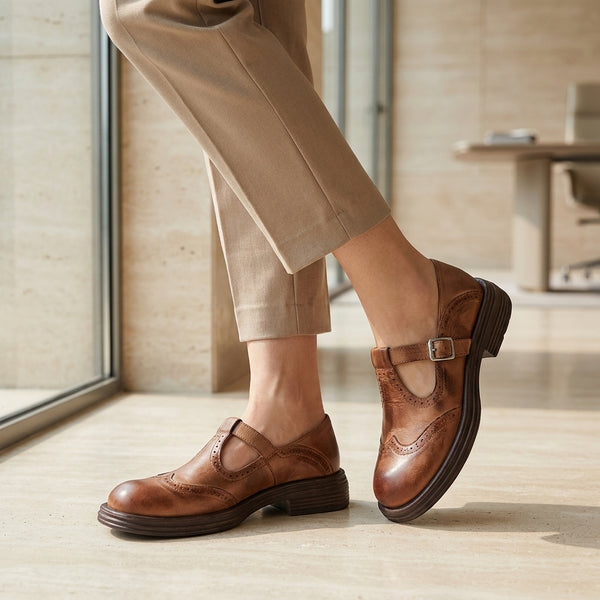Orthopedic Chunky Mary Jane Shoes for Women – Supportive Comfort & Style