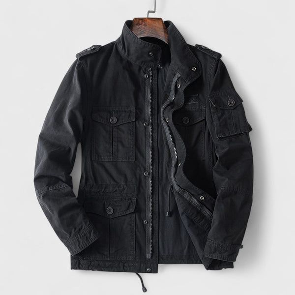 Men's Cotton Twill Zip Work Jacket