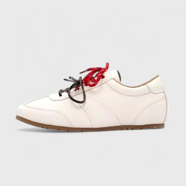 Ivory Kiss Contrast Lace Trainer