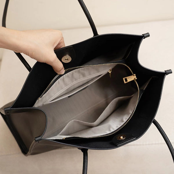 Women's Genuine Leather Commuter Tote