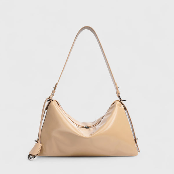 Genuine Leather Pillow Shoulder Crossbody Bag