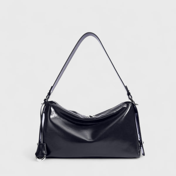 Genuine Leather Pillow Shoulder Crossbody Bag