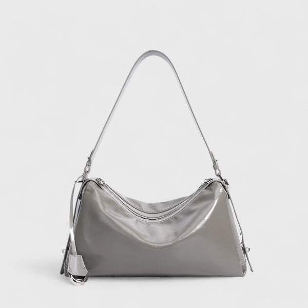 Genuine Leather Pillow Shoulder Crossbody Bag