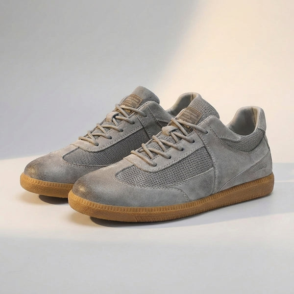 Low-Top Lace-Up Sneakers for Men – Breathable Comfort & Durable Sole