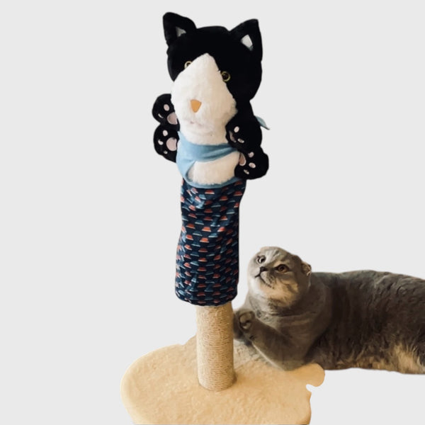 Mr. Scratchless™ – Cat Fighting Glove with Plush Puppet