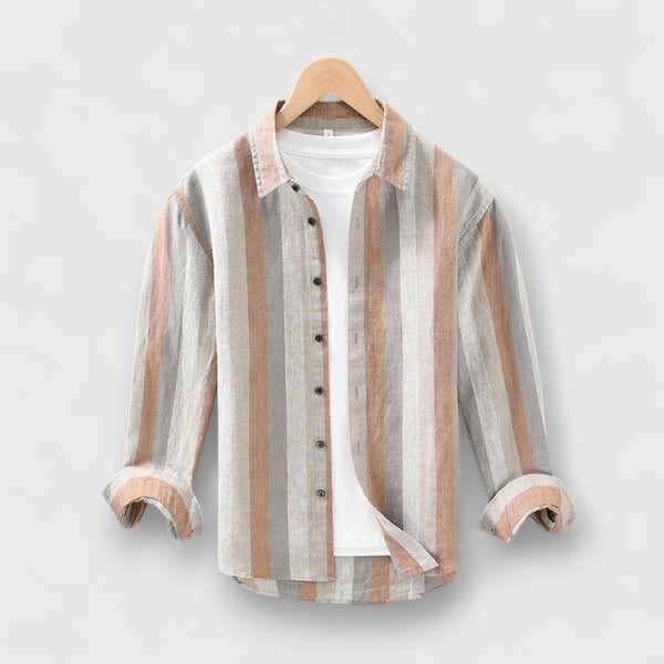 Striscia Riviera Linen Stripe Shirt