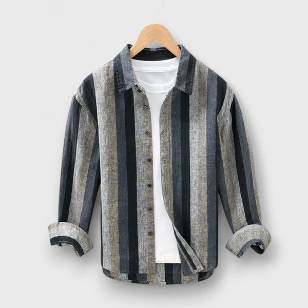 Striscia Riviera Linen Stripe Shirt